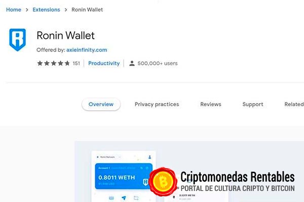 Axie Infinity wallet ronin