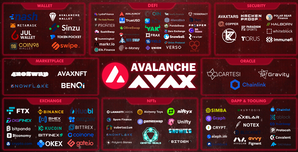 criptomoneda-avalanche-avax-ecosistema